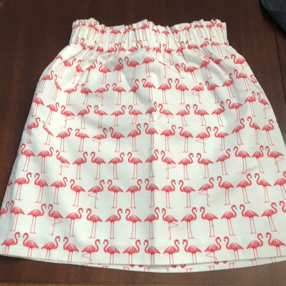 Custom made Flamingo skirt/tube top